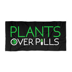 Plants Over Pills Beach Towel