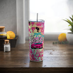 Barbie Tumbler with Straw