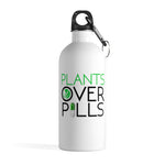 Plants Over Pills Water Bottle