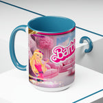 Barbie Two-Tone Coffee Mugs, 15oz
