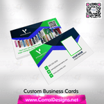 Vital Health Business Cards bluegreen photo