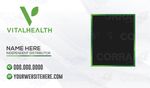 Vital Health Business Cards White