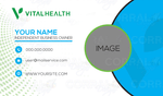 Vital Health Business Cards Blue