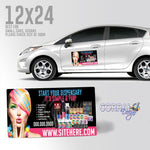 Cannaglobe Car Magnets Black