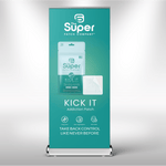 Super Patch Retractable Banner Kick It