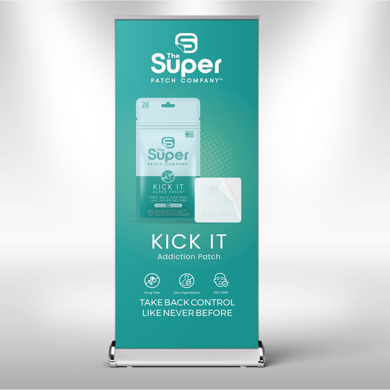 Super Patch Retractable Banner Kick It