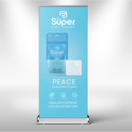 Super Patch Retractable Banner Peace