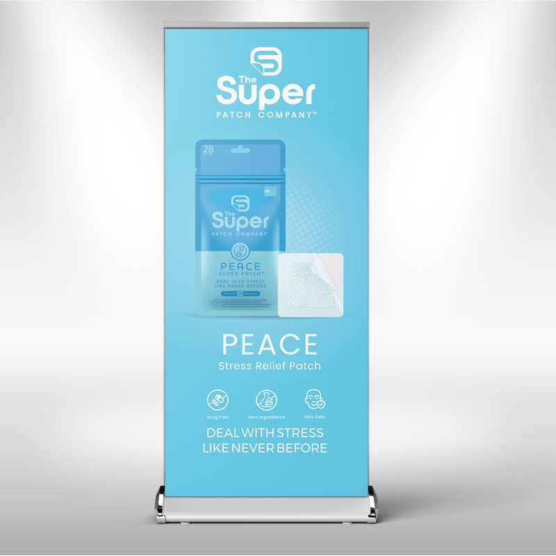Super Patch Retractable Banner Peace