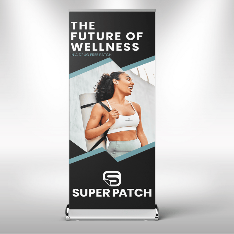 Super Patch Retractable Banner The Future Fitness