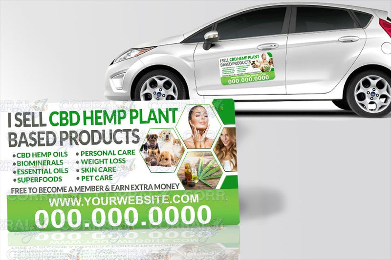 Plant Based Products Car Magnets