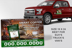 HBN Smart Coffee Car Magnets