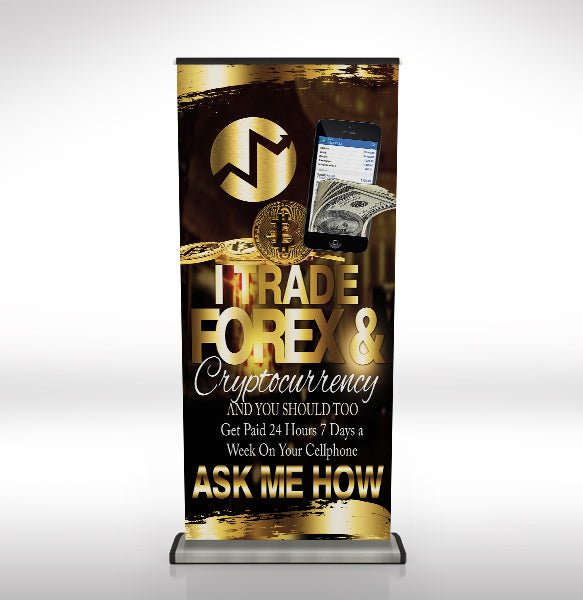 Trade Forex Premium Retractable Banner