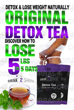Original Detox Tea Poster Design
