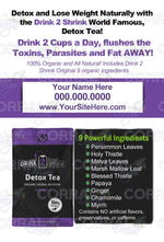 Original Detox Tea Poster Design