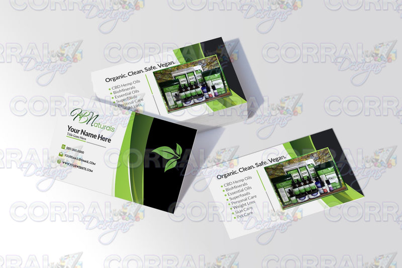 HBN PURE PLANT CARDS WITH INFO