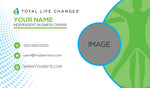 Total Life Changes Business Cards Green