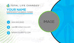 Total Life Changes Business Cards Blue