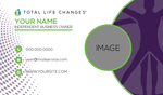 Total Life Changes Business Cards Purple