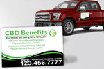 Generic White Green Car Magnets