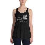 I Sell CBD Flowy Racerback Tank