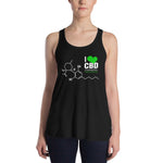 I Love CBD Flowy Racerback Tank