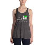 I Love CBD Flowy Racerback Tank