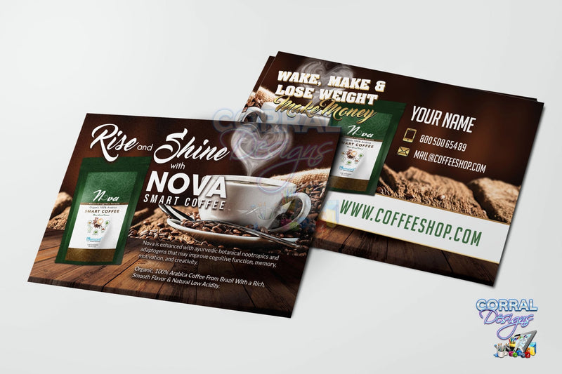NOVA SMART COFFEE RISE POSTCARDS