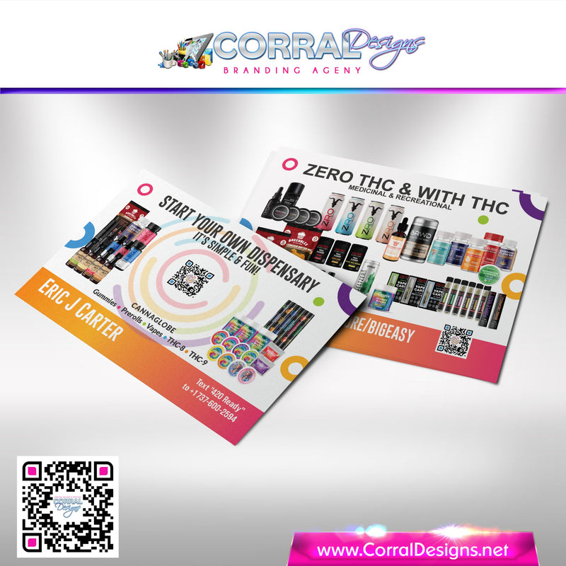 Cannaglobe postcards