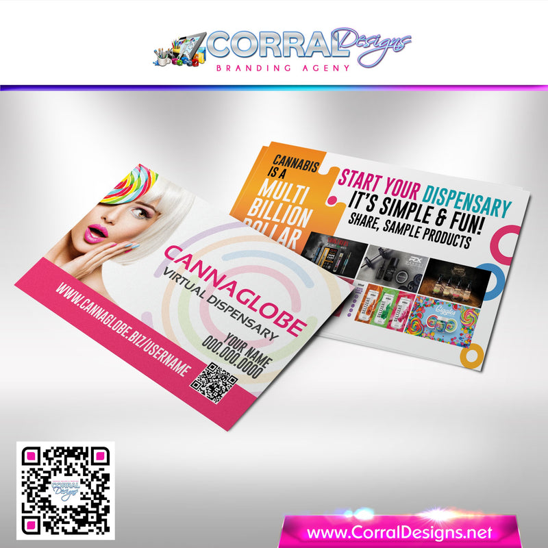 Cannaglobe postcards Dispensary