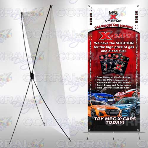 Xtreme MPG XCaps XFrame Banner Corral Designs
