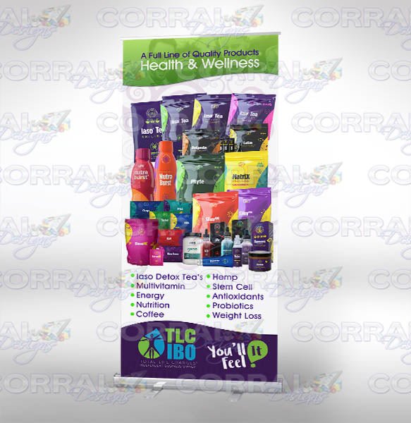 TLC Products Health and Wellness Standard Banner
