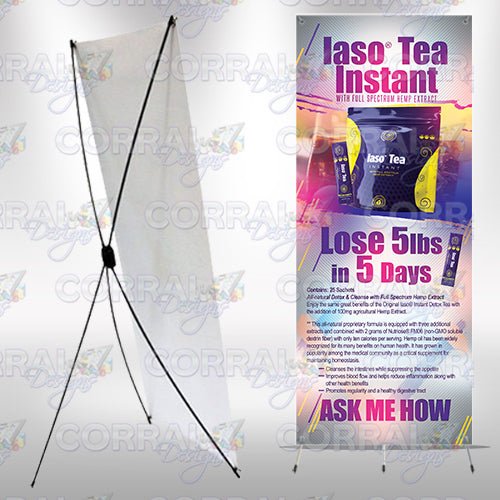 TLC Iaso Tea X-Frame Banner